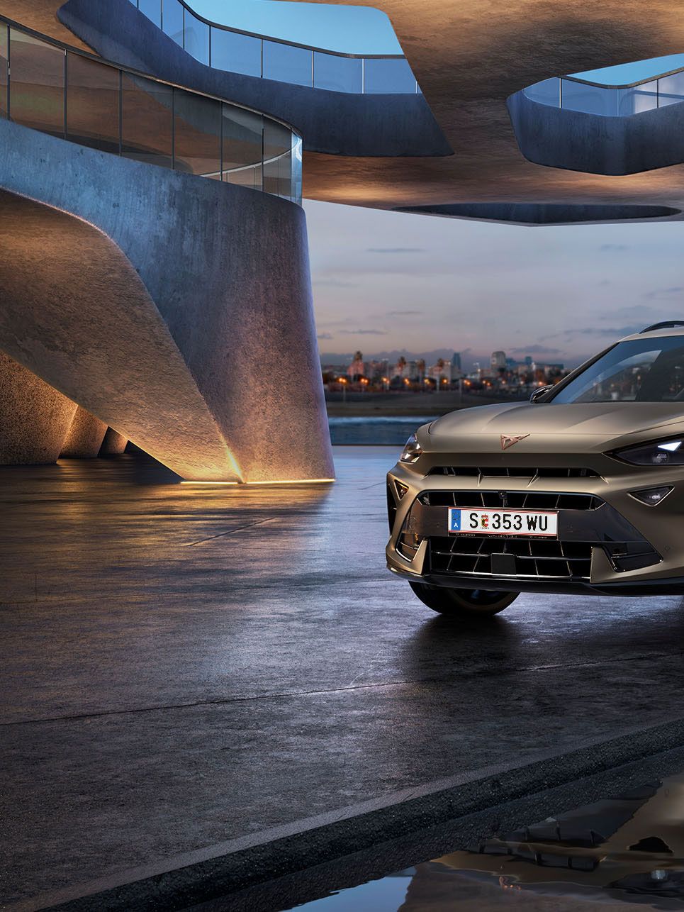 Seitliche Frontansicht des CUPRA FORMENTOR