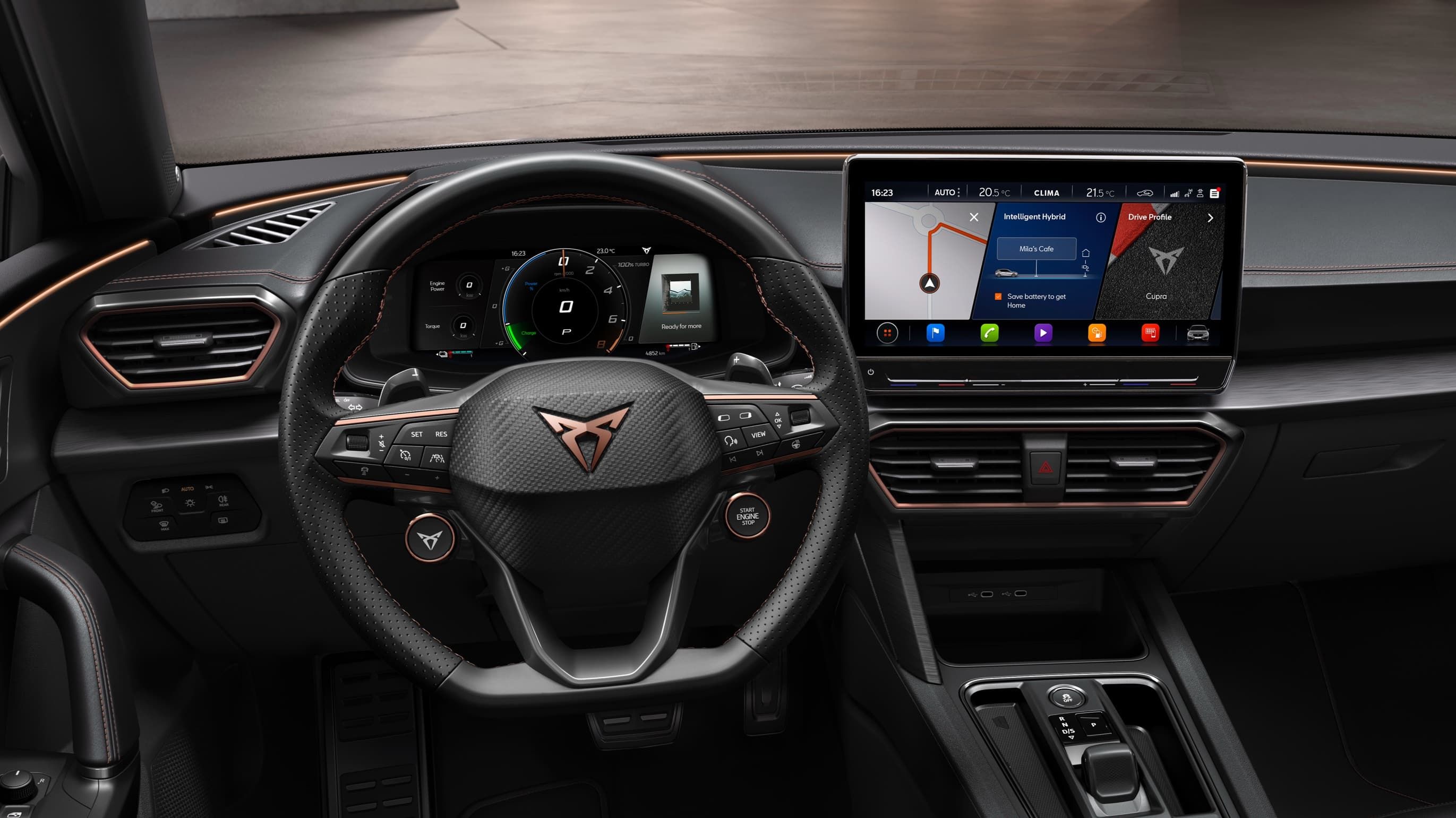 Beheizbares Lenkrad im CUPRA Leon Kombi