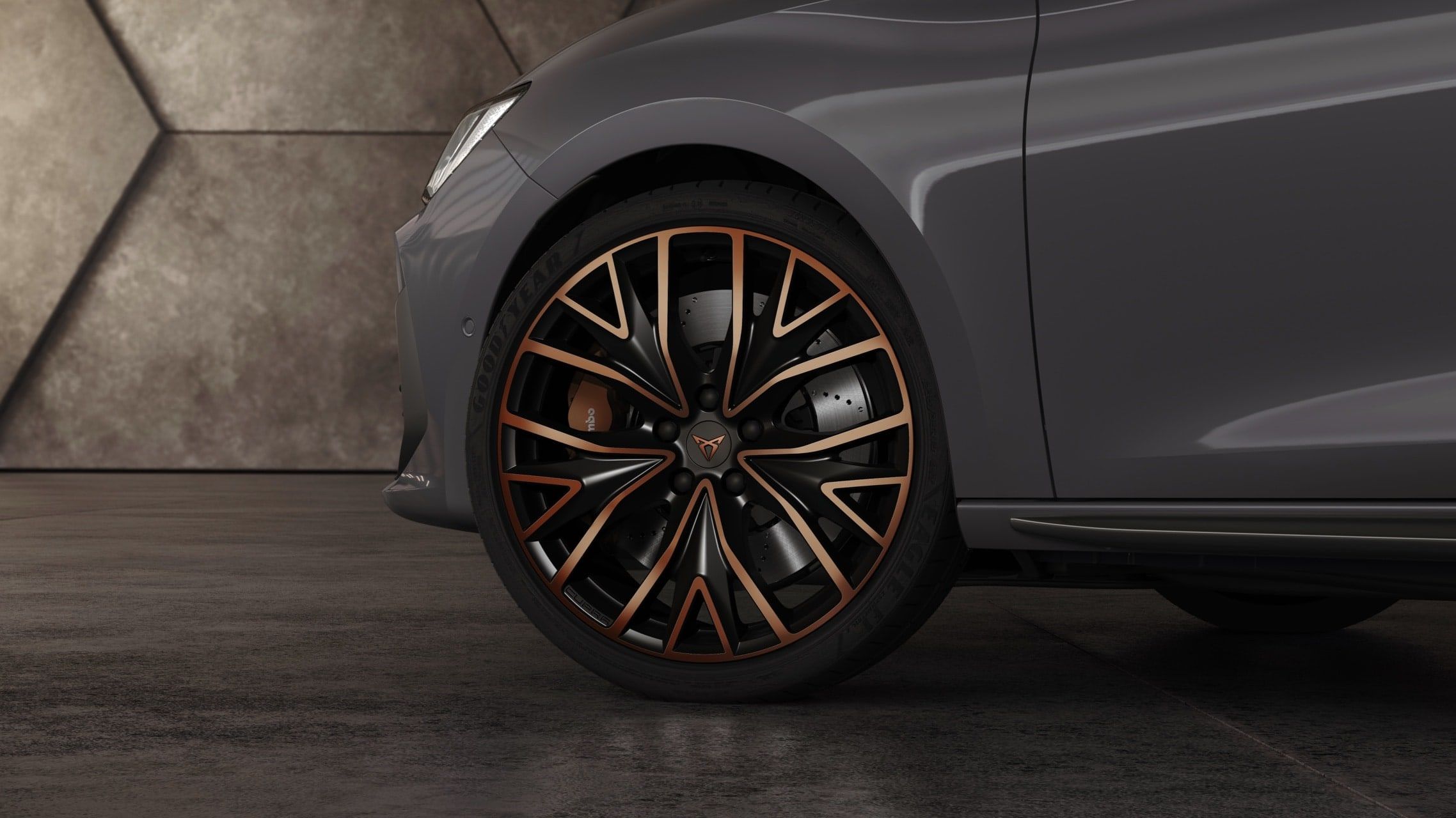 Neuer CUPRA Leon Sportstourer eHybrid Familiensportwagen in Graphene Grey Heckansicht
