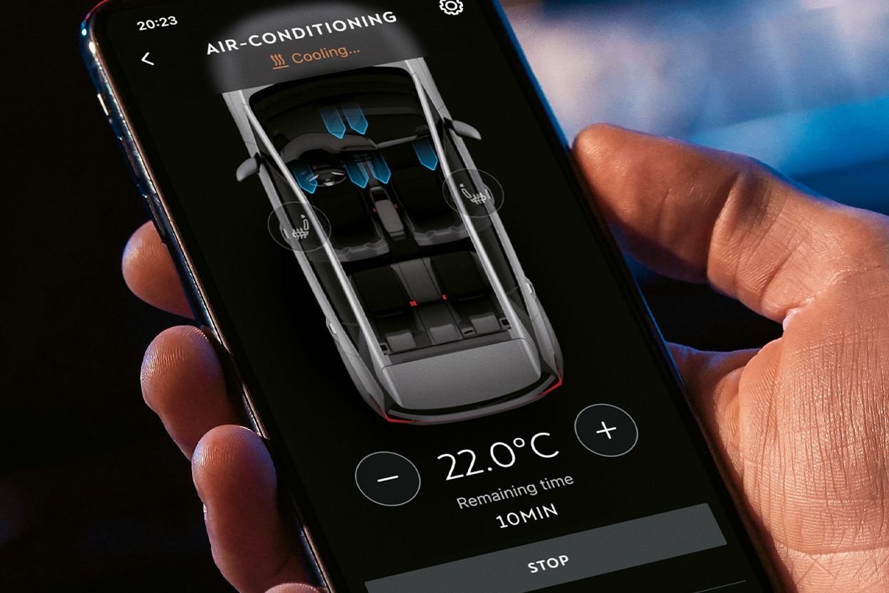 Ansicht der MyCUPRA App am Smartphone