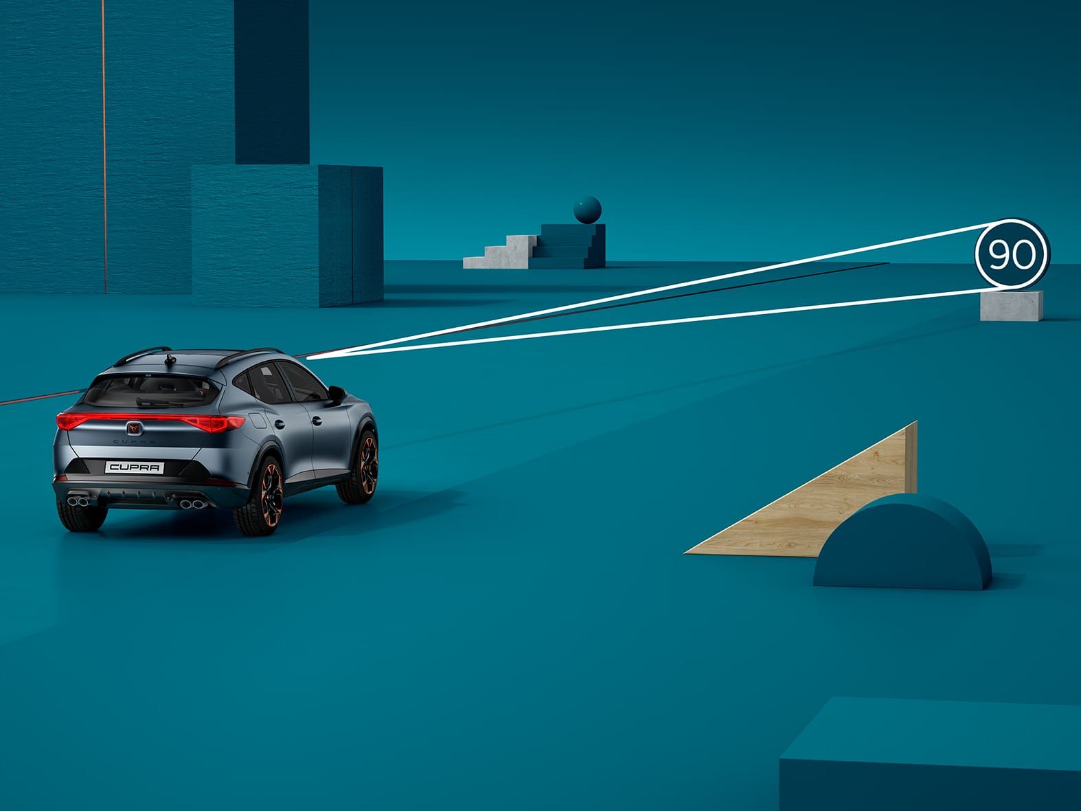 Grafik CUPRA Verkehrszeichenerkennung