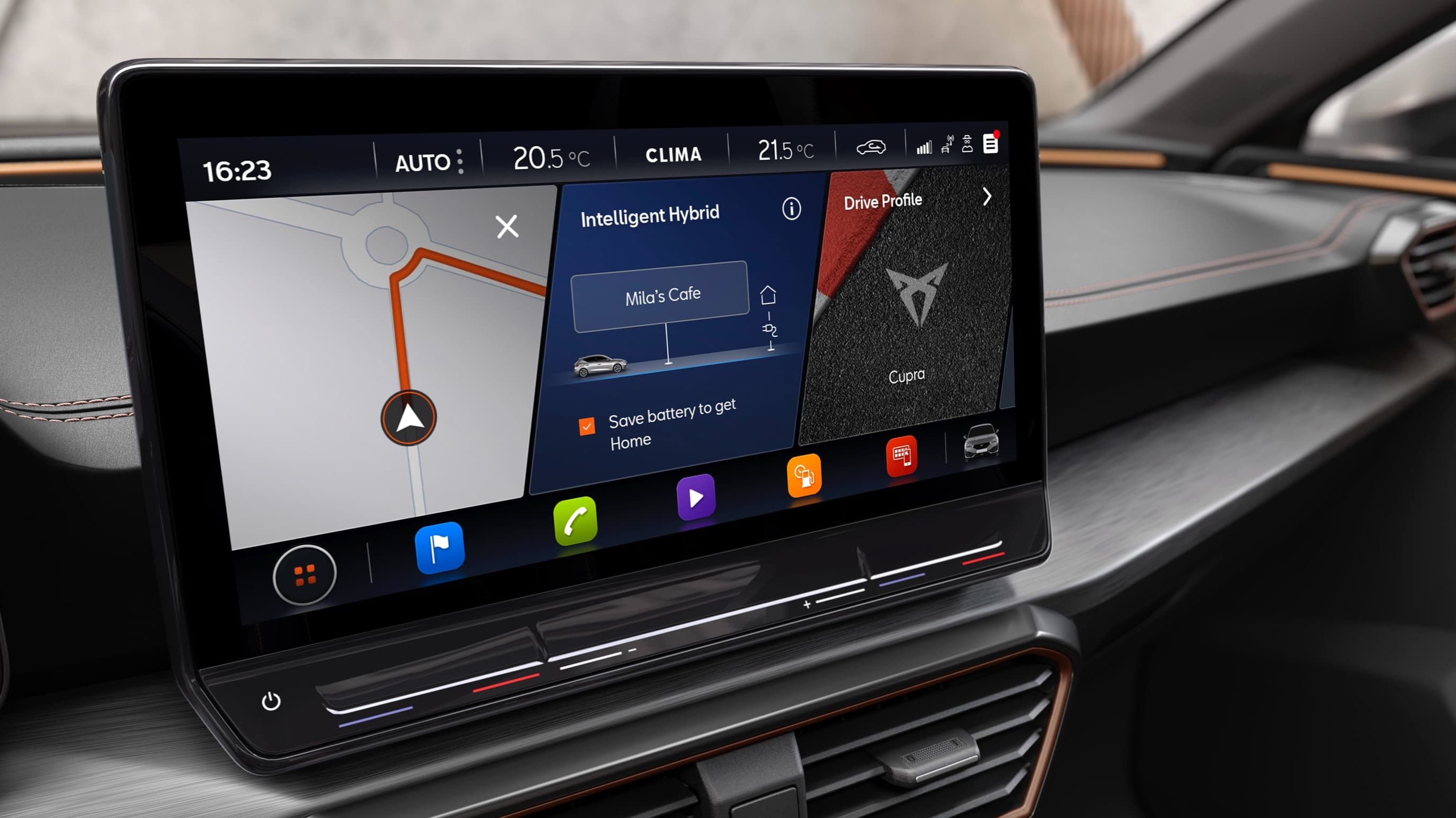 CUPRA Leon SP Kombi Navigationssystem