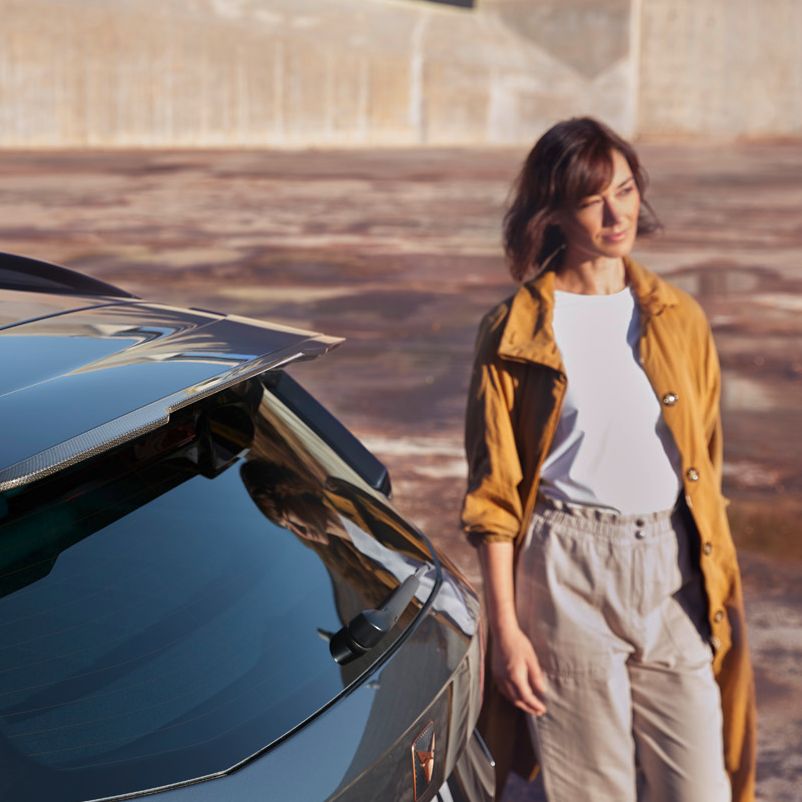 Zu sehen ist das Heck eines CUPRA Ateca