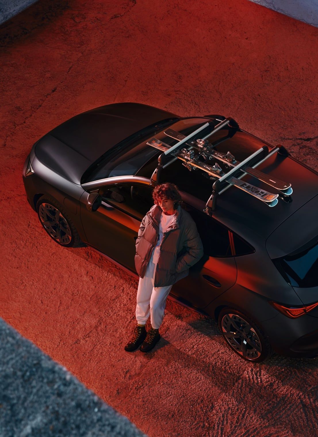 CUPRA Leon mit Dachskiträger