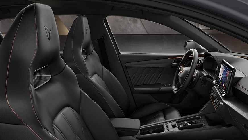 Neuer CUPRA Leon Innenansicht Schalensitze