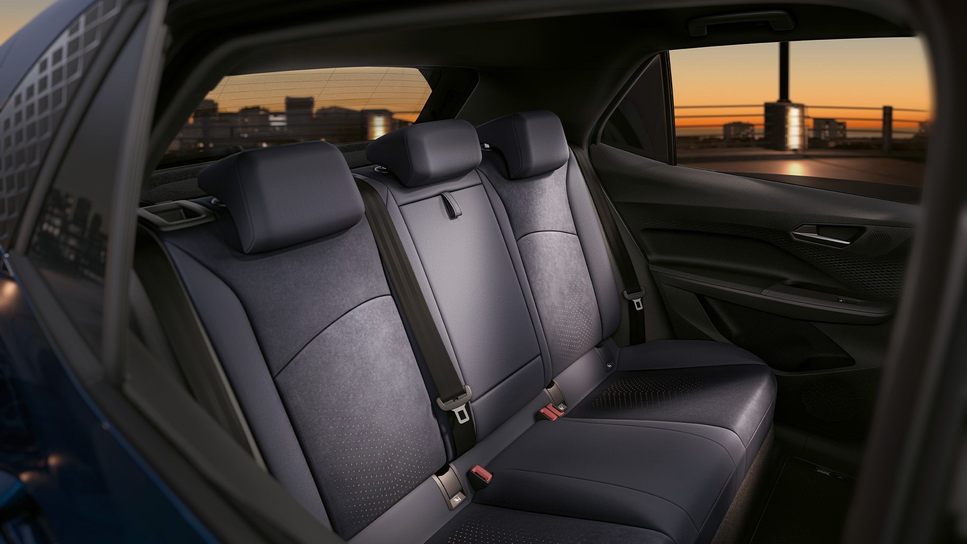 Detailansicht der Rücksitze im CUPRA Born