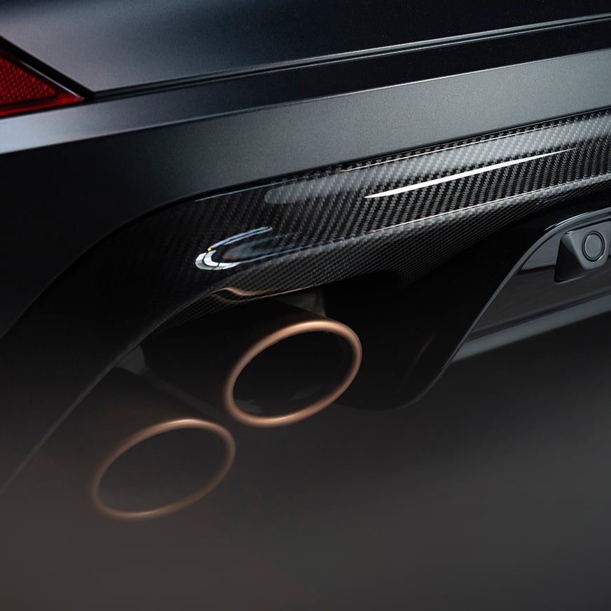 CUPRA Formentor VZ5 Carbon Heckdiffusor & Kupfer Auspuffrohre