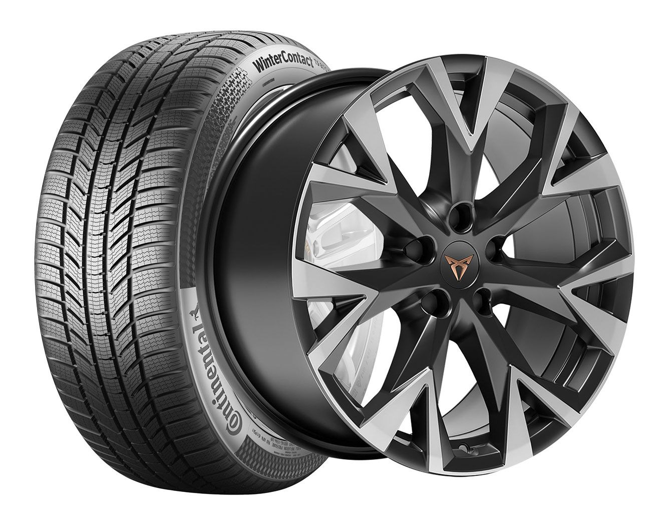 CUPRA Winterkompletträder Atomic 18 Zoll für den CUPRA Terramar.