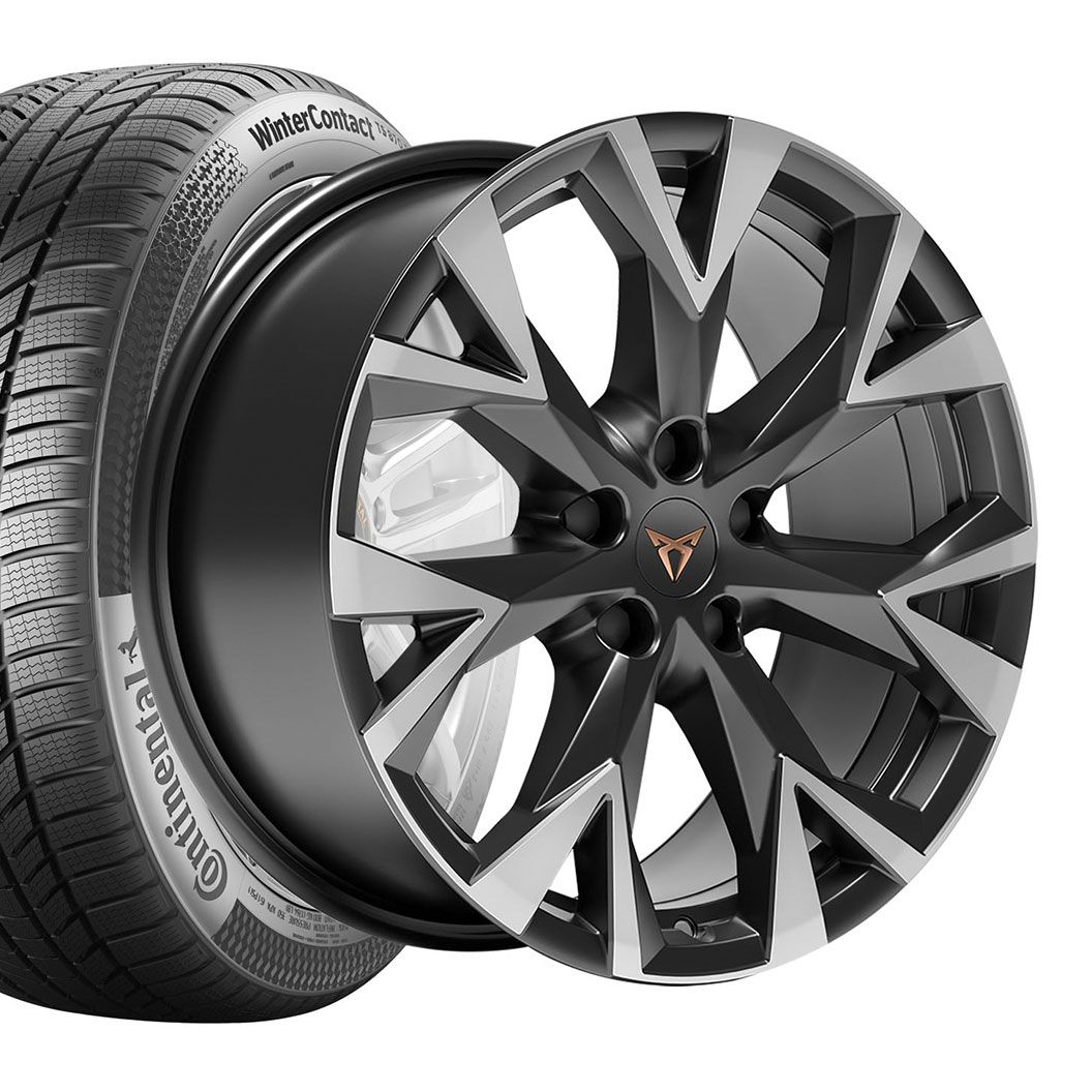 CUPRA Winterkompletträder Atomic 18 Zoll für den CUPRA Terramar.