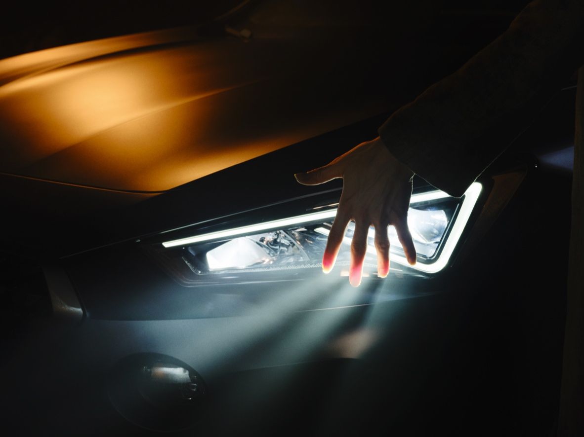CUPRA Formentor Detailaufnahme des Frontscheinwerfers