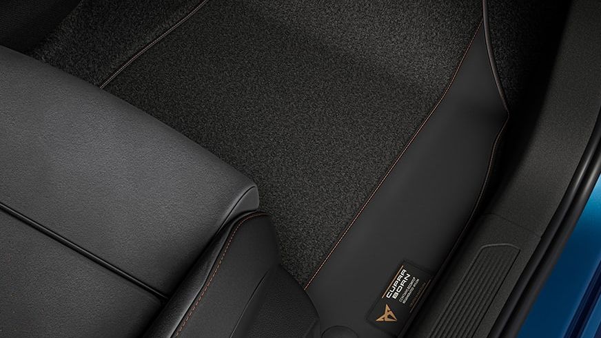 CUPRA Born Innenansicht der premium Fußmatten