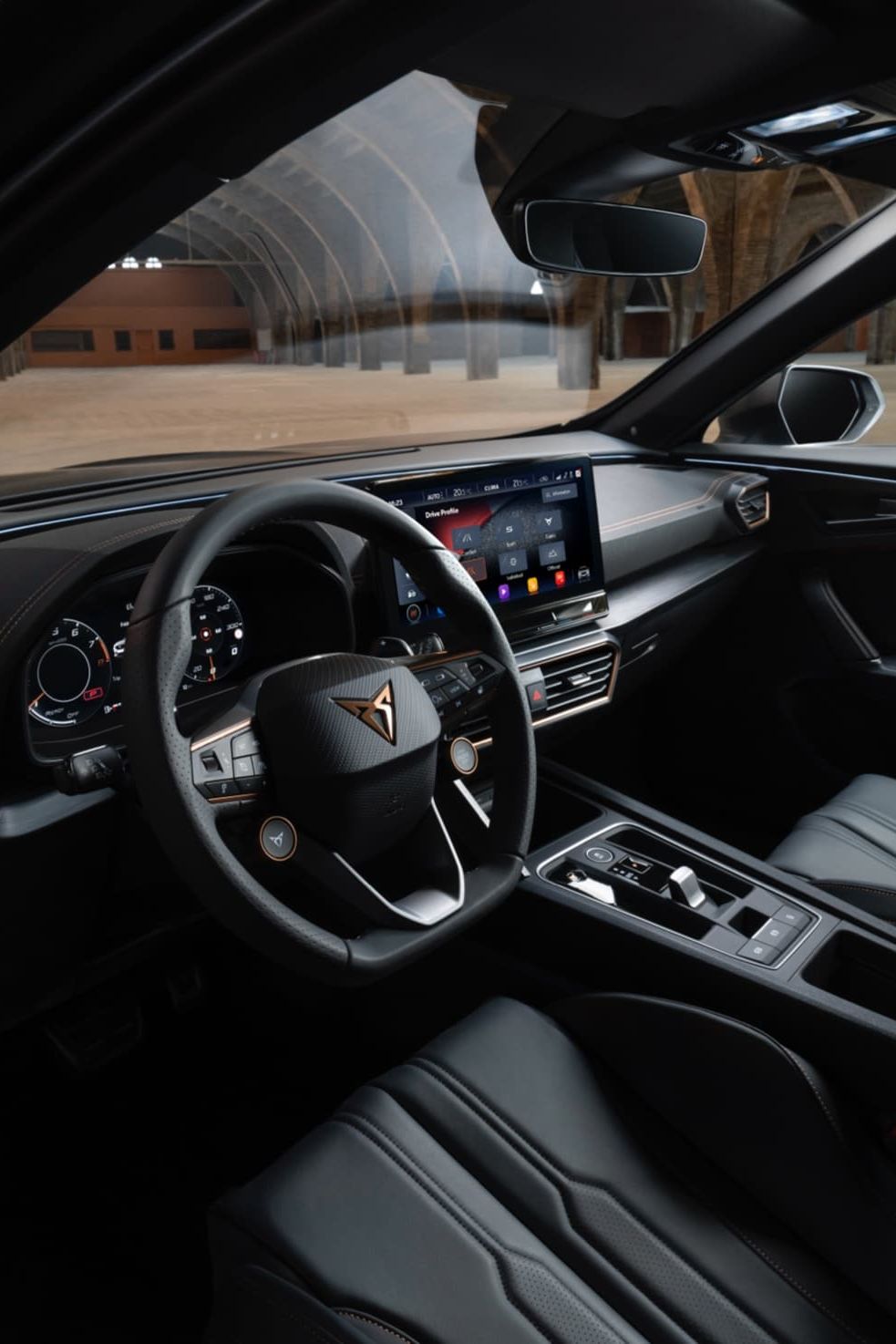 CUPRA Formentor VZ5 Innenansicht des Lenkrads